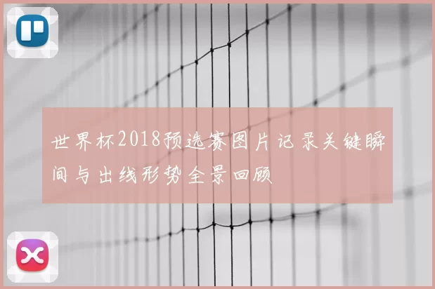 世界杯2018预选赛图片记录关键瞬间与出线形势全景回顾
